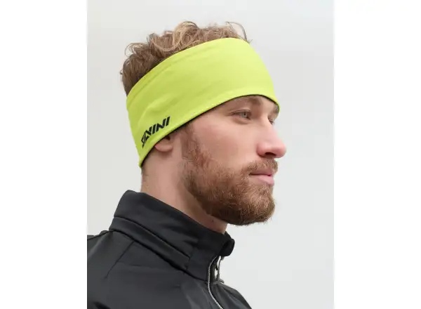 Silvini Trebbia unisex headband Lime/Black
