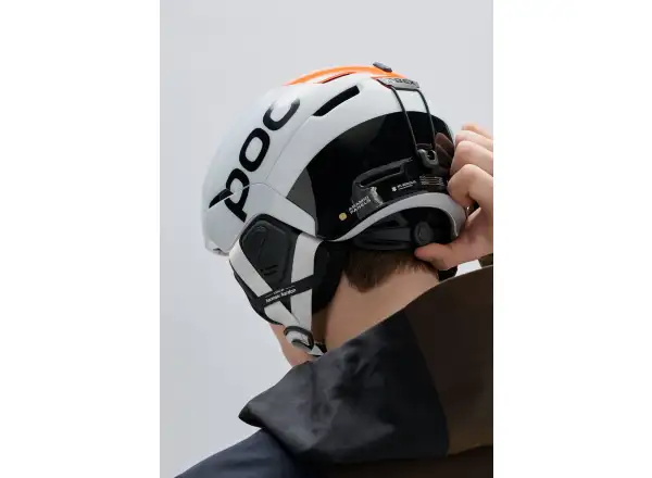 POC Obex Connect ski helmet Hydrogen White/Fluorescent Orange AVIP