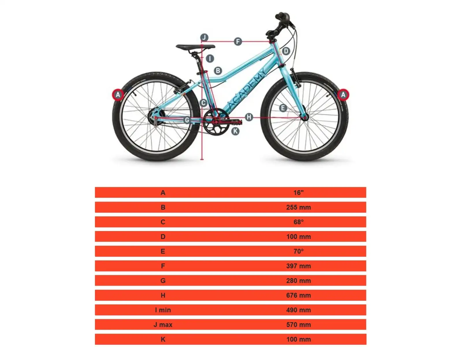 Academy Grade 3 Edition Funtasy children's bike 16" green