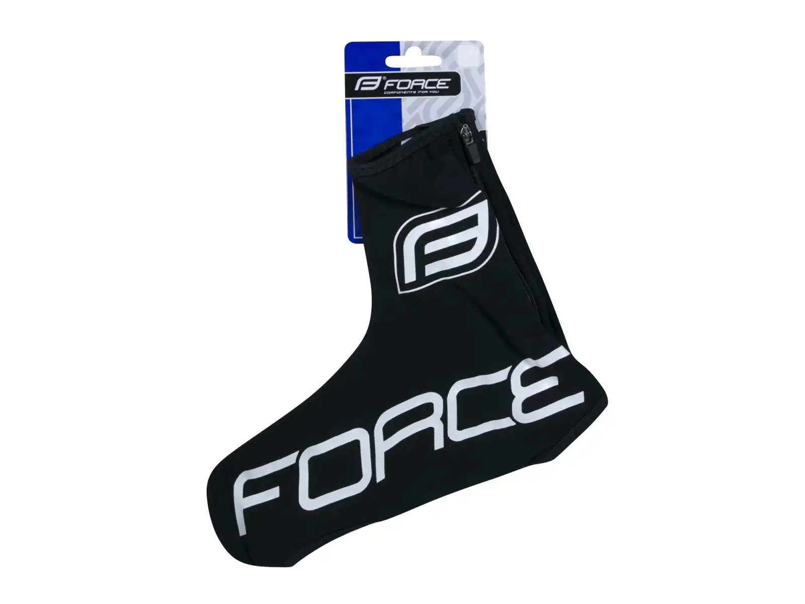Force Lycra Thermo insulated shoe covers black