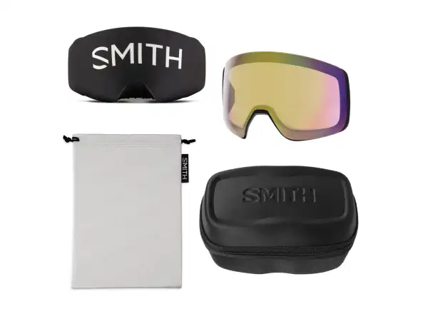 Smith 4D Mag XL ski goggles Black / ChromaPop Everyday Red Mirror (2 lenses)