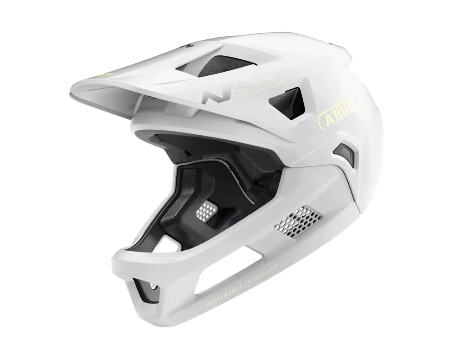 Abus YouDrop FF kids helmet Lemon White