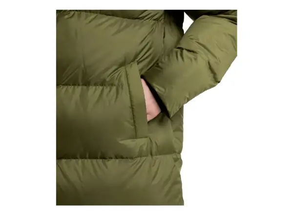 Haglöfs Long Down women's down coat green