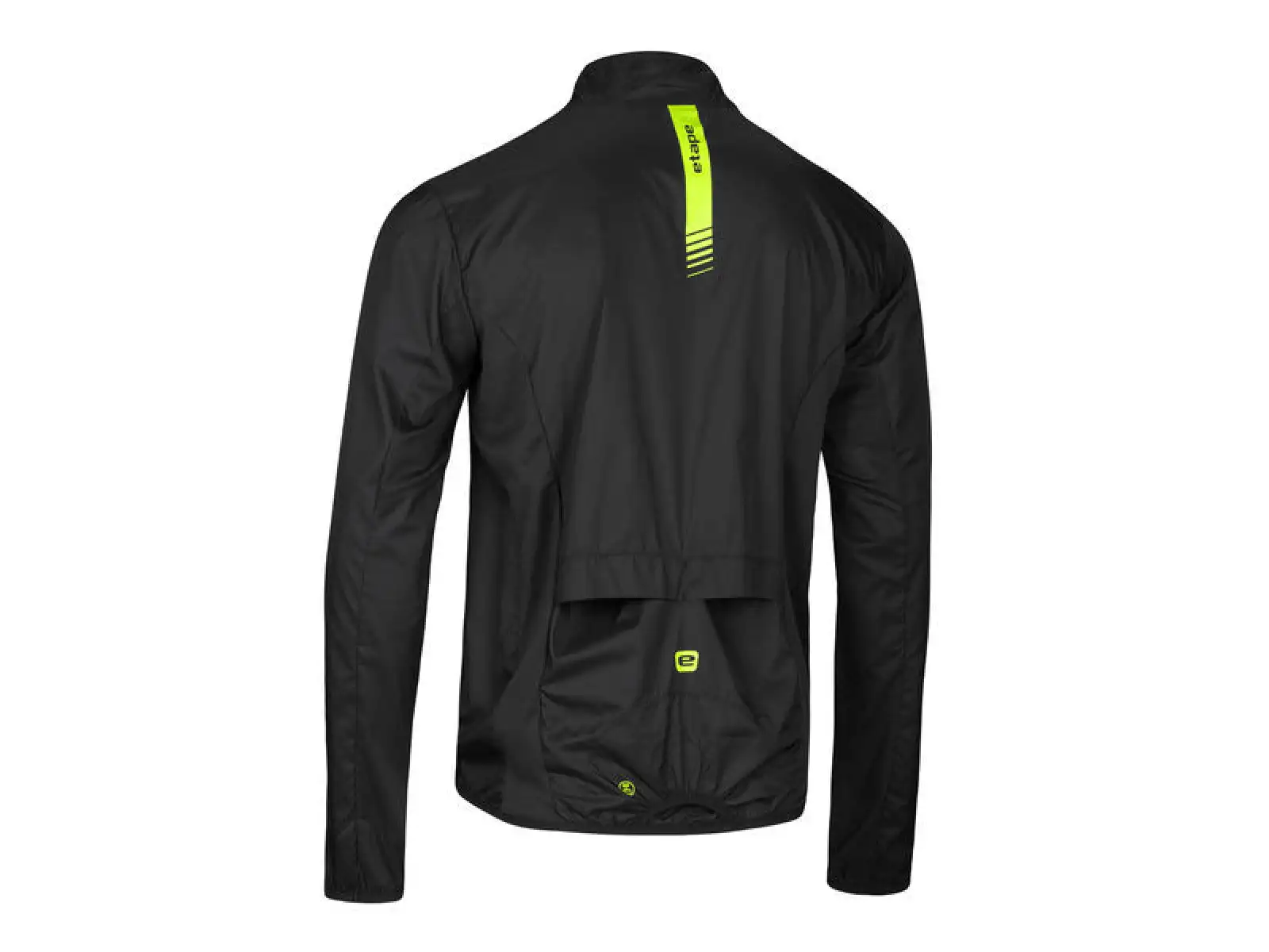 Etape Bora 2.0 men's windbreaker black/yellow fluo