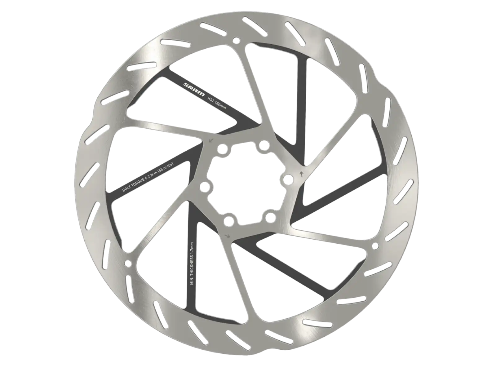 Sram HS2 Rounded brake rotor 6 holes 180 mm - Unpacked