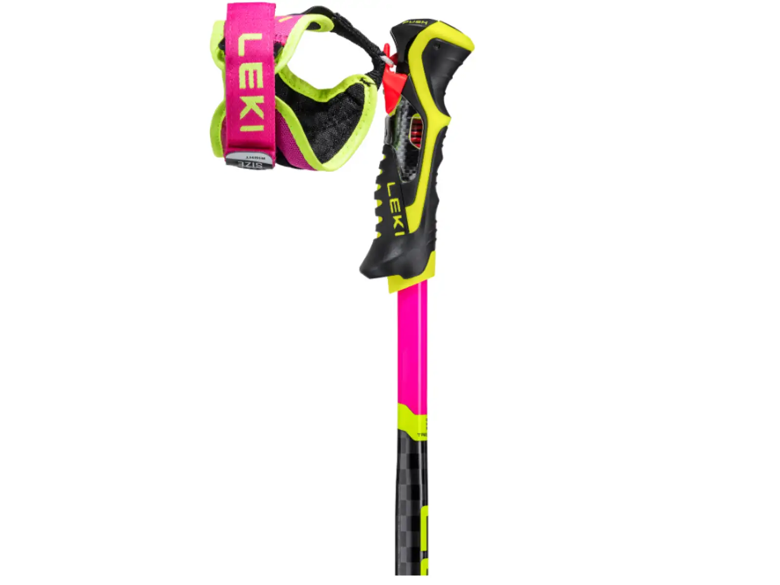 Leki WCR TBS SL 3D alpine poles Neonpink/Black/Neonyellow