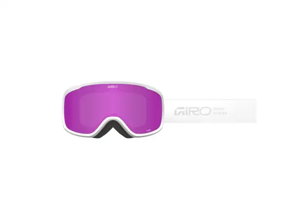 Giro Moxie women's ski goggles White Stacked/Amber Pink/Yellow (2 lenses)