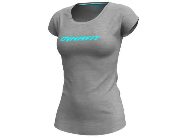 Dynafit 24/7 Logo women's T-shirt short sleeve Quiet shade melange