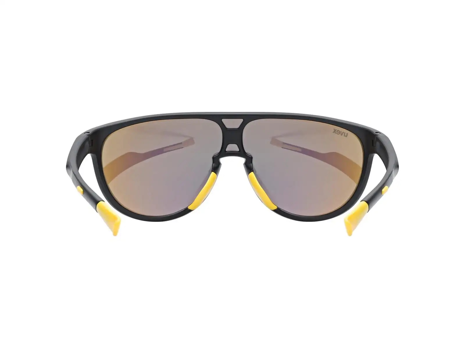 Uvex Sportstyle 515 children's glasses Black Matt/Mirror Yellow