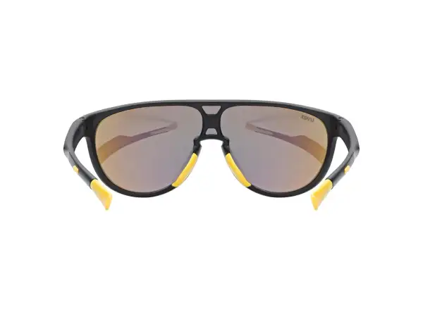 Uvex Sportstyle 515 children's glasses Black Matt/Mirror Yellow