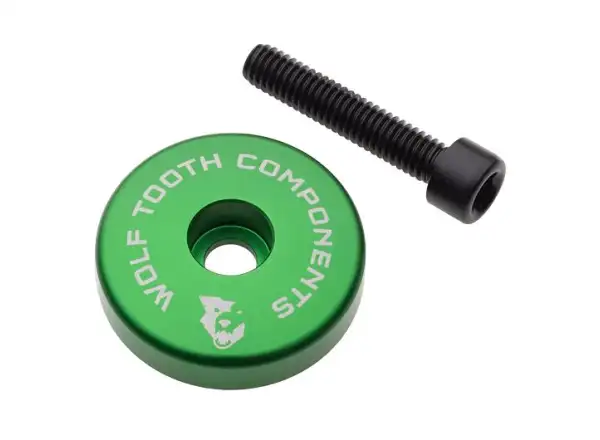 Wolf Tooth Ultralight headset cap + 5 mm spacer Green