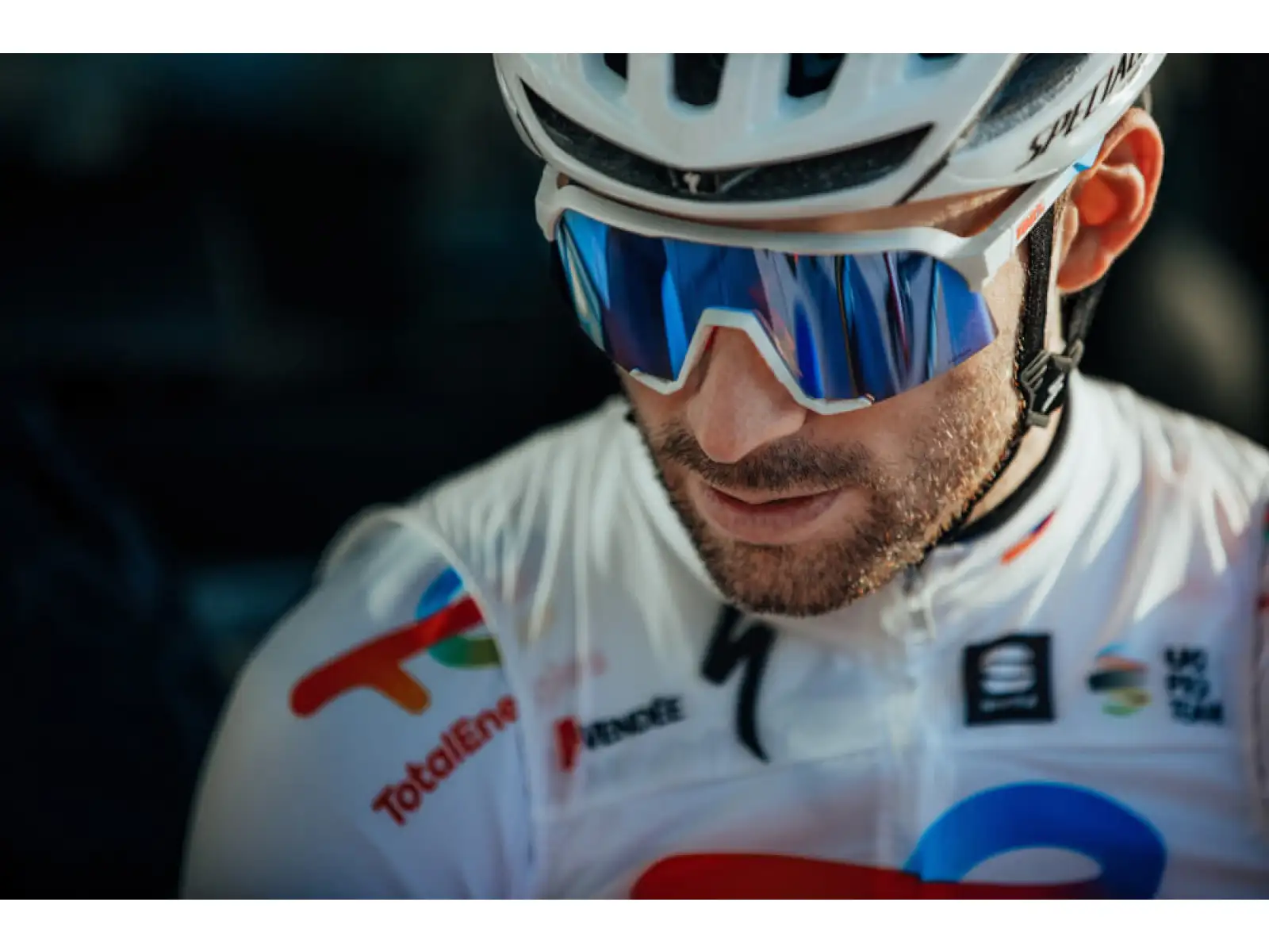 100% S3 Glasses TotalEnergies Team Matte White / HIPER Lens