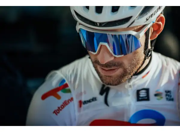 100% S3 Glasses TotalEnergies Team Matte White / HIPER Lens