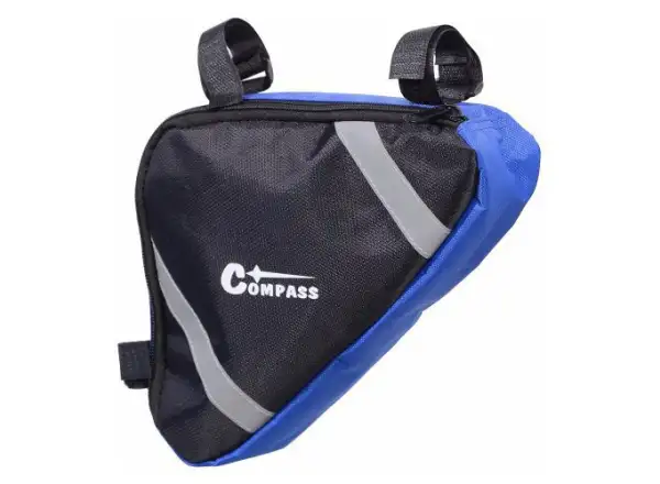 Compass bicycle frame bag black/blue