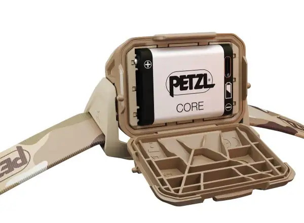 Petzl Aria 1R RGB headlamp camouflage