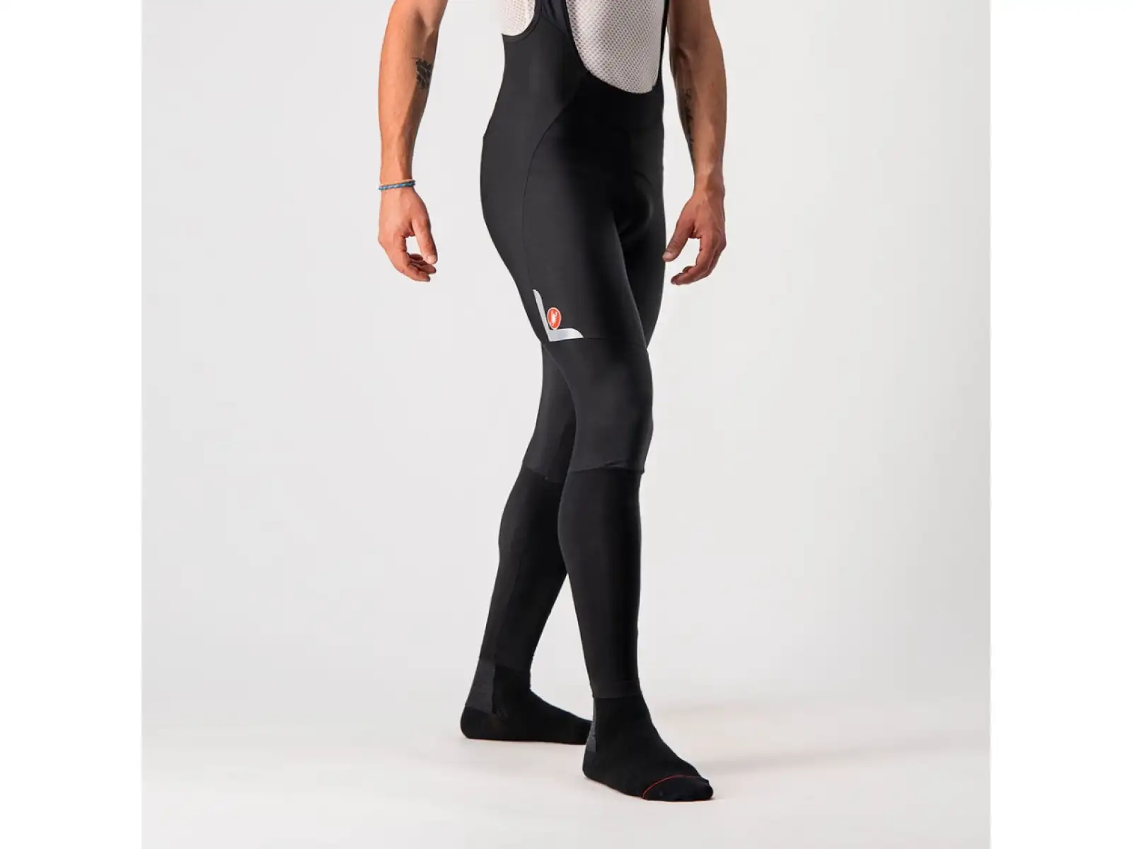 Castelli Velocissimo 5 men's bib tights black/silver reflex