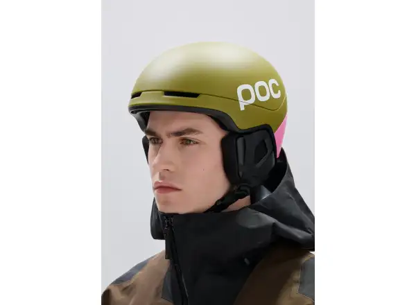 POC Obex Contour ski helmet Olivine Green Matt/Thulite Pink Matt
