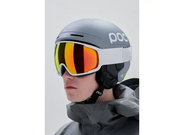 POC Zonula ski goggles Hydrogen White/Partly Sunny Orange