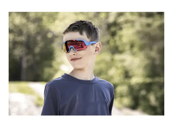 Alpina Rocket Youth Q-Lite children's goggles Black Matt / Mirror Silver