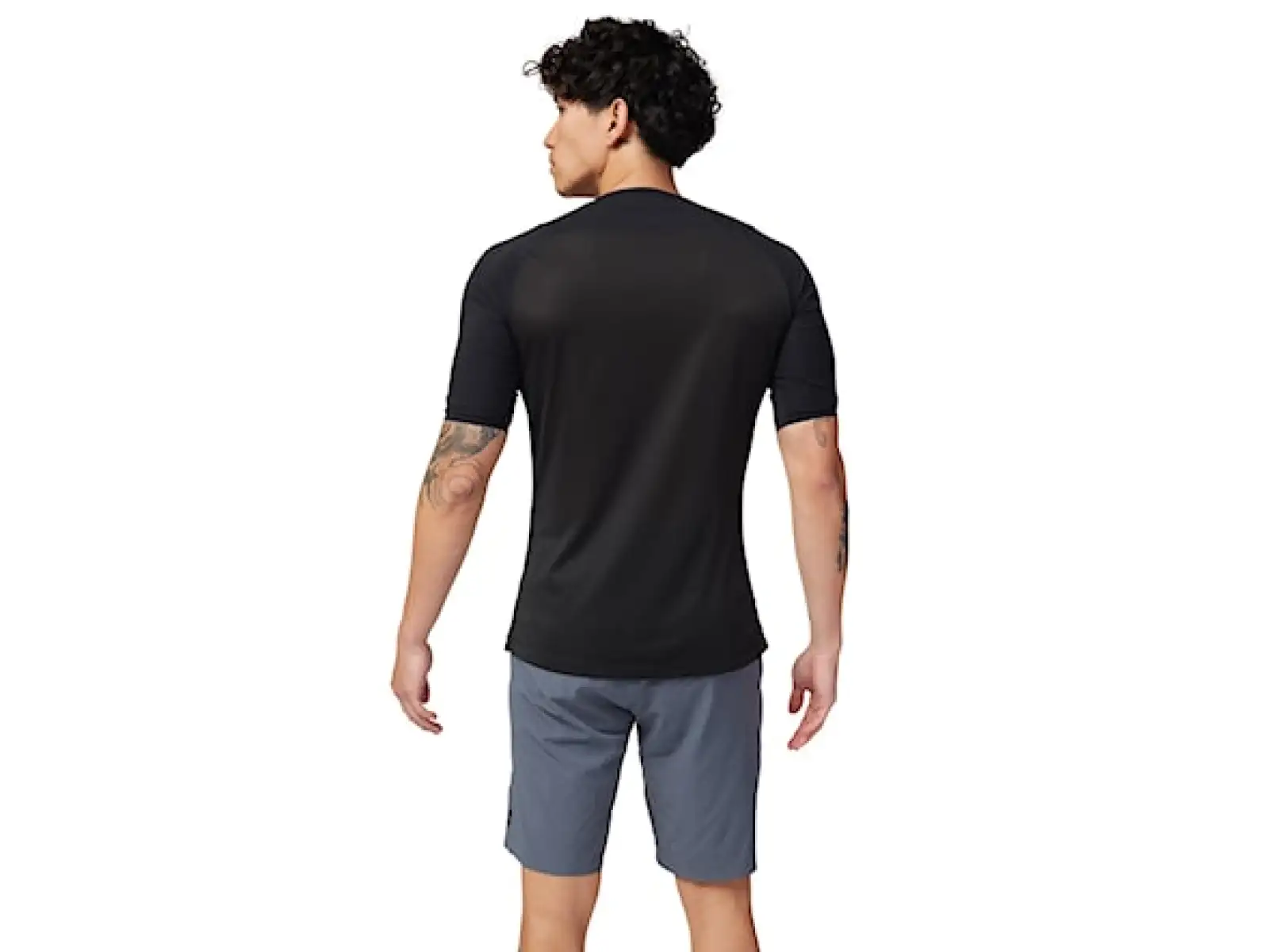 Fox Ascent men's jersey short sleeve Black