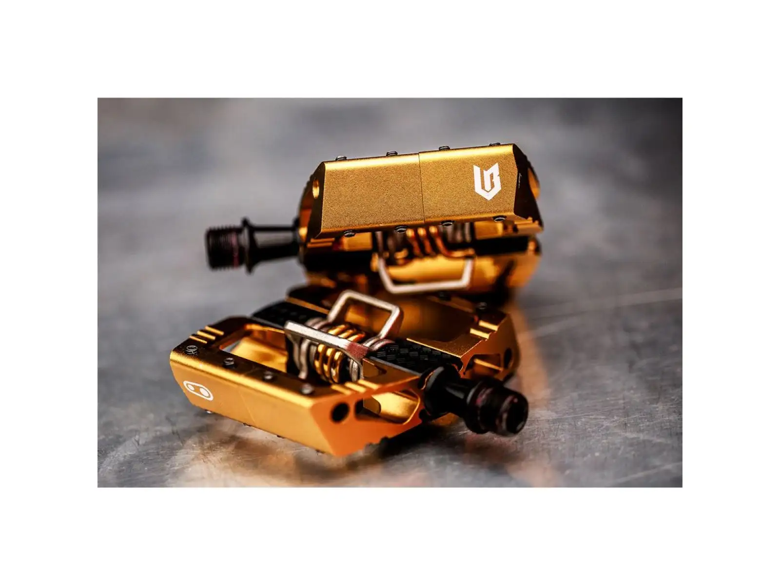 Crankbrothers Mallet DH Loic Bruni Signature Bronze Edition clipless pedals