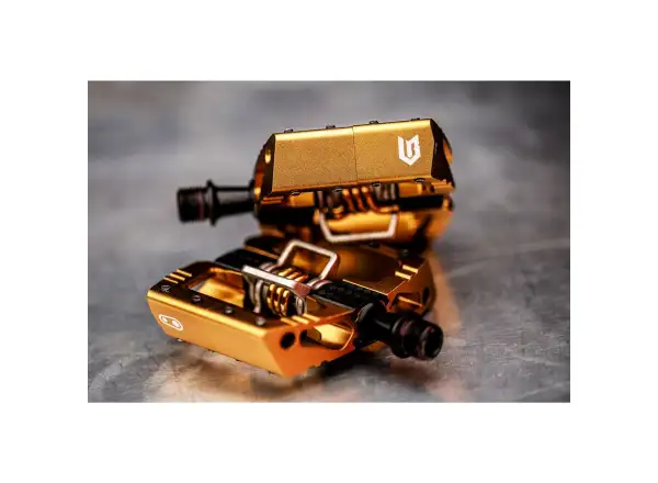 Crankbrothers Mallet DH Loic Bruni Signature Bronze Edition clipless pedals