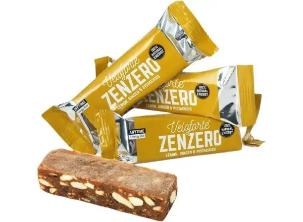 Veloforte Zenzero Bar 62 g Lemon, Ginger & Pistachios