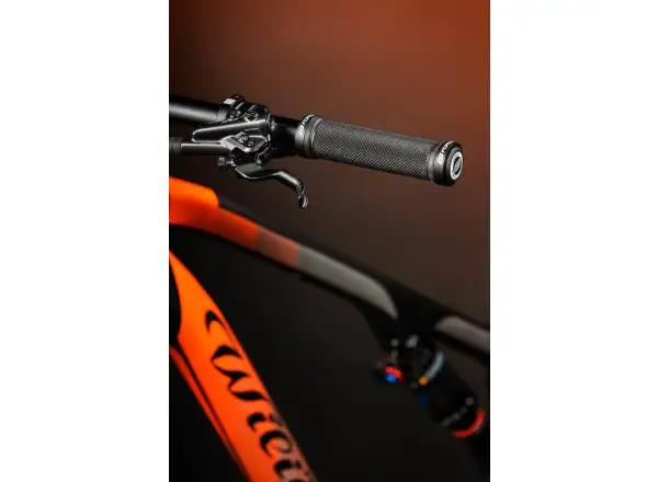 Force rubber grips black secured 128mm