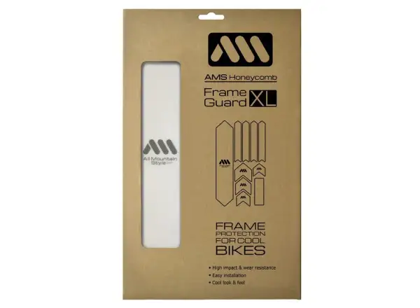 All Mountain Style frame protection stickers Extra Clear/Silver