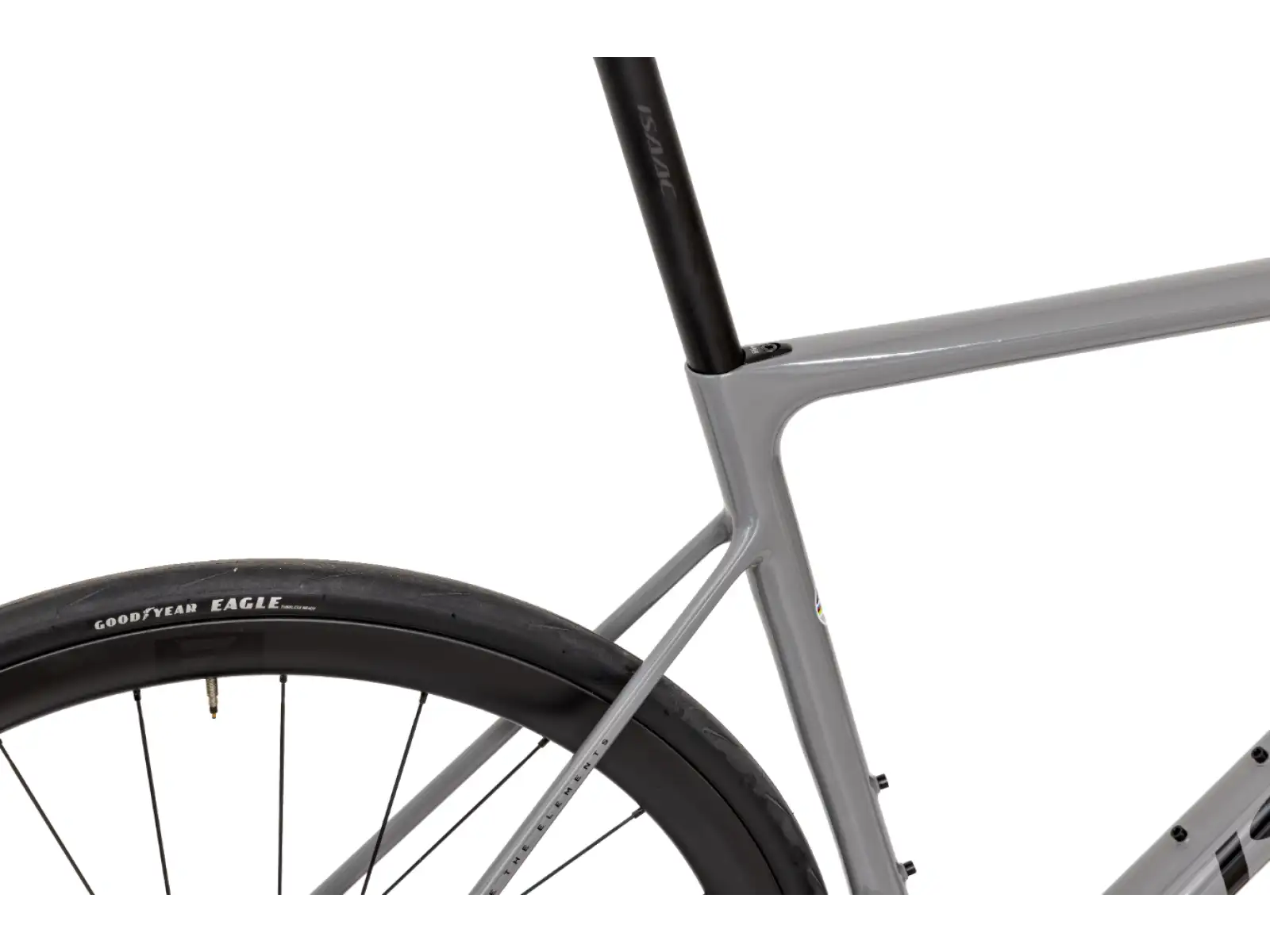 Isaac Element Ultegra Di2 road bike Granite Grey
