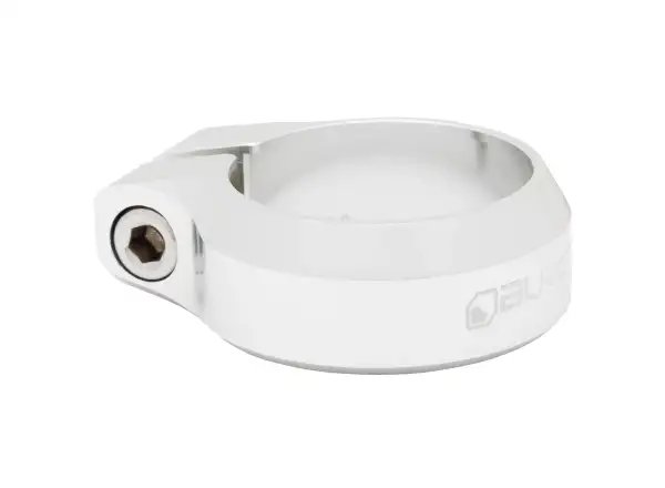 Burgtec seat clamp 34.9 mm Rhodium Silver