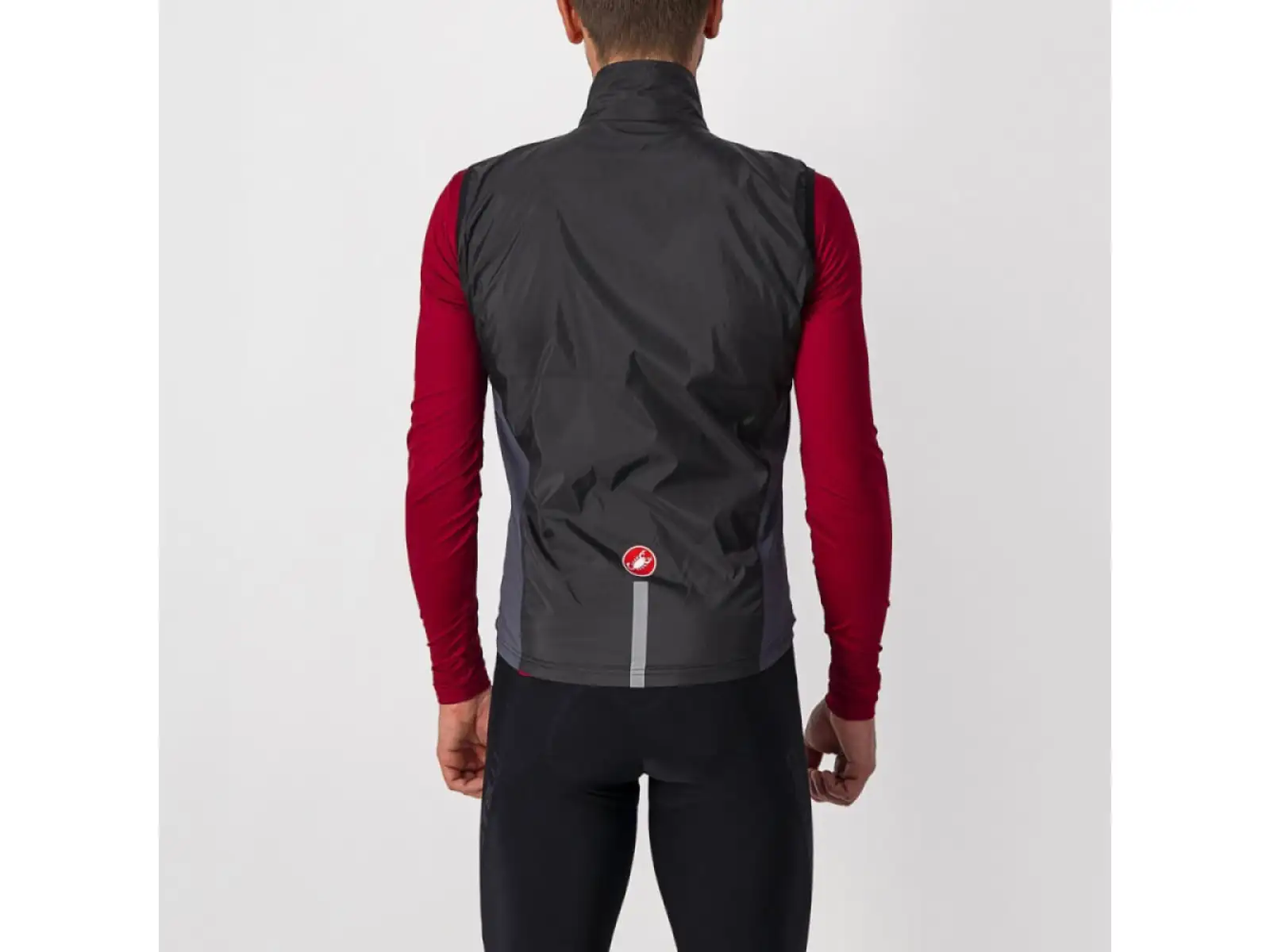 Castelli Squadra Stretch men's vest Light Black/Dark Gray