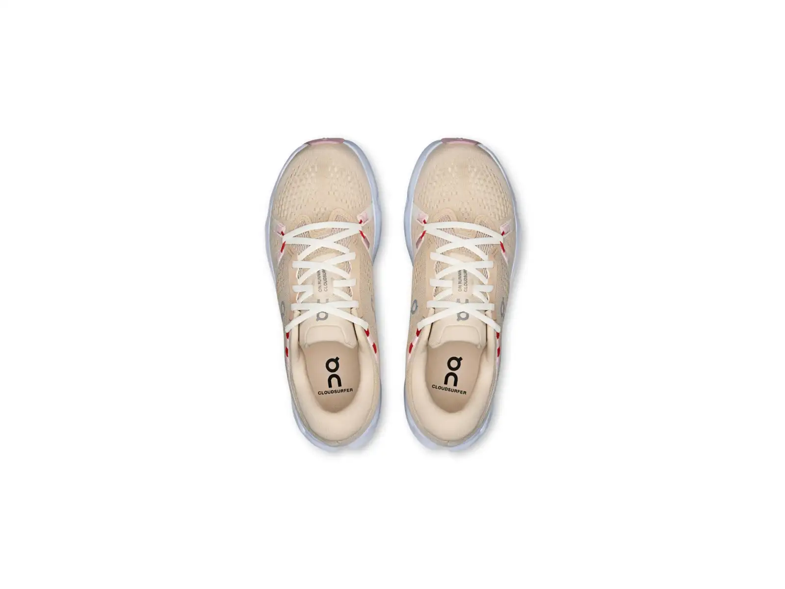 On Cloudsurfer 2 women's running shoes Sand/Ivory