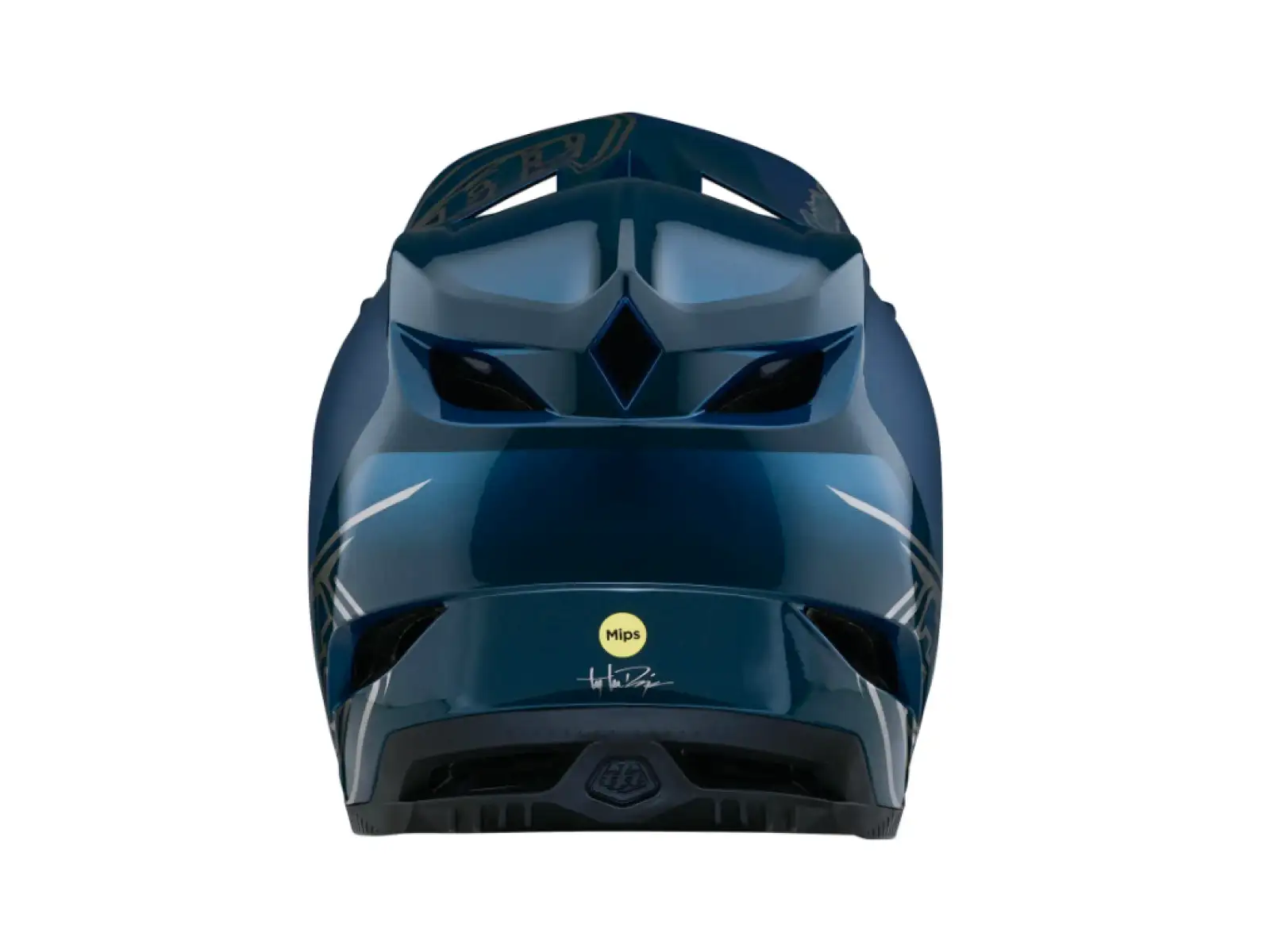 Troy Lee Designs D4 Polyacralite Mips helmet Shadow Blue
