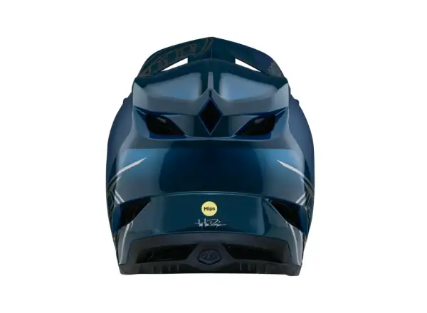 Troy Lee Designs D4 Polyacralite Mips helmet Shadow Blue
