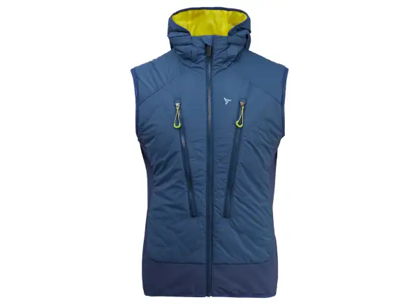 Silvini Polaro men's ski mountaineering vest Navy/Lime