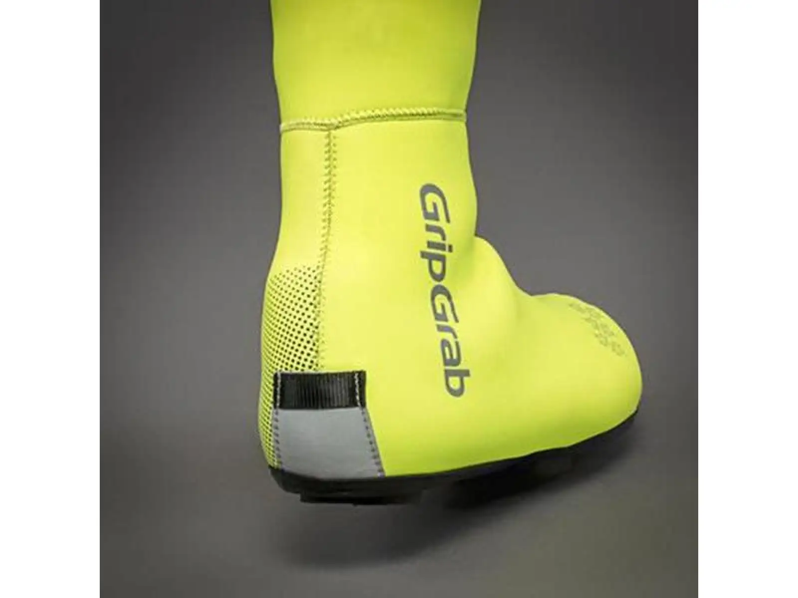 Grip Grab Arctic Road Hi-Vis shoe covers yellow