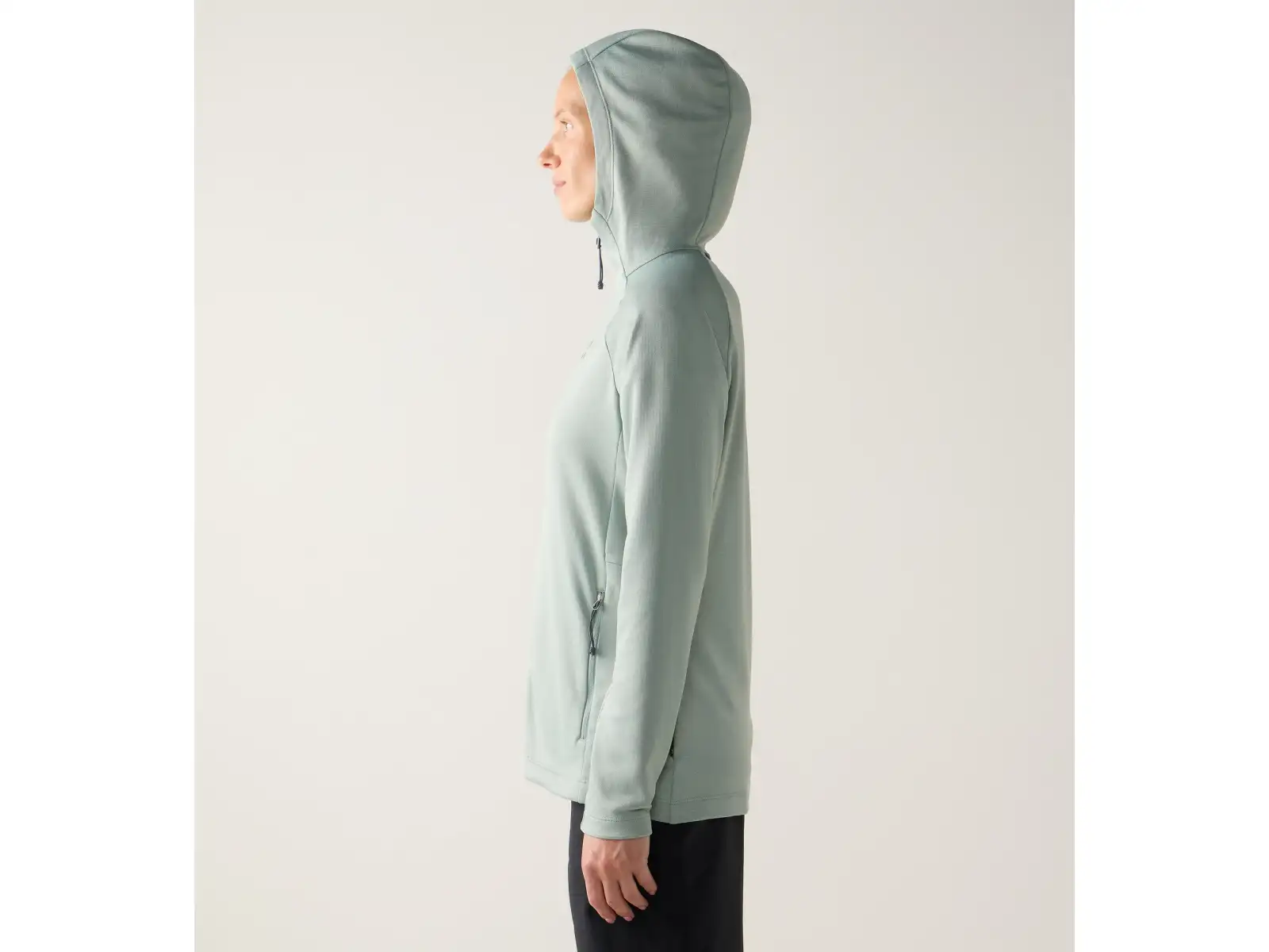 Haglöfs Korp Mid Hood women's sweatshirt Dew Green