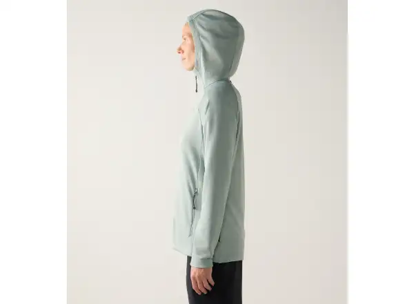 Haglöfs Korp Mid Hood women's sweatshirt Dew Green