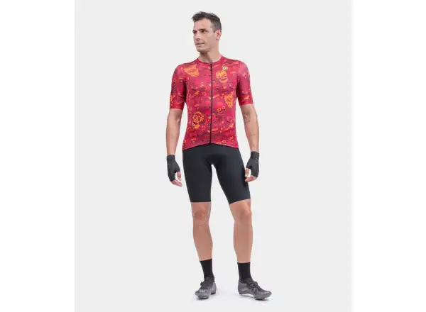 ALÉ Solid Mexico men's jersey short sleeve Bordeaux