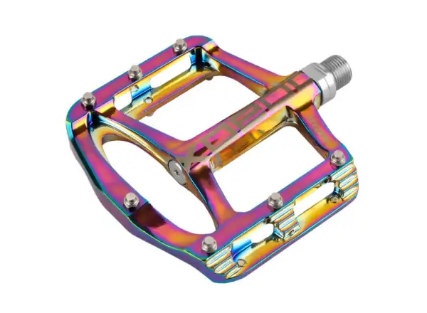 X-pedo Spry+ platform pedals oil slick