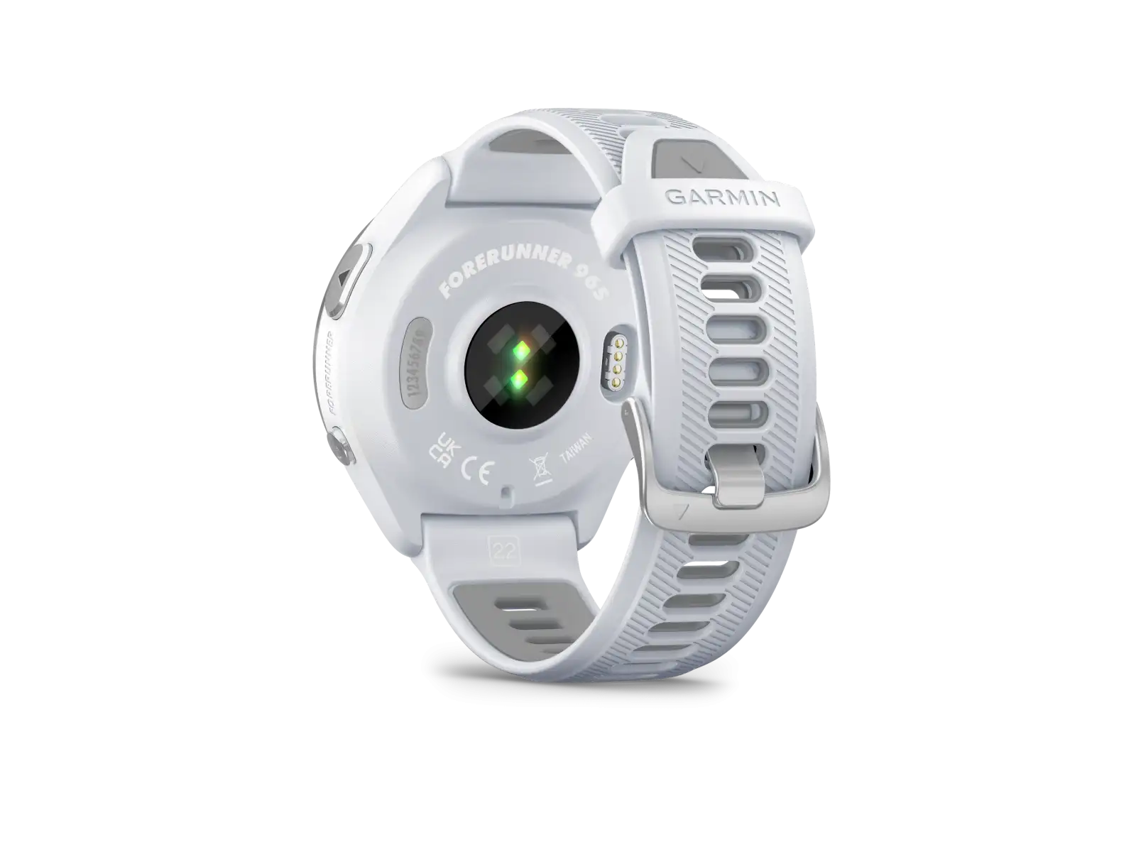 Garmin Forerunner 965 smart watch Silver Titan/White