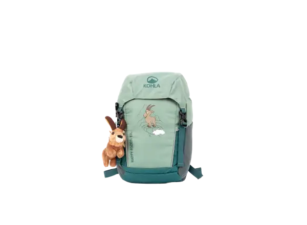 Kohla Happy Rocky 10 kids hiking backpack Beryl Green