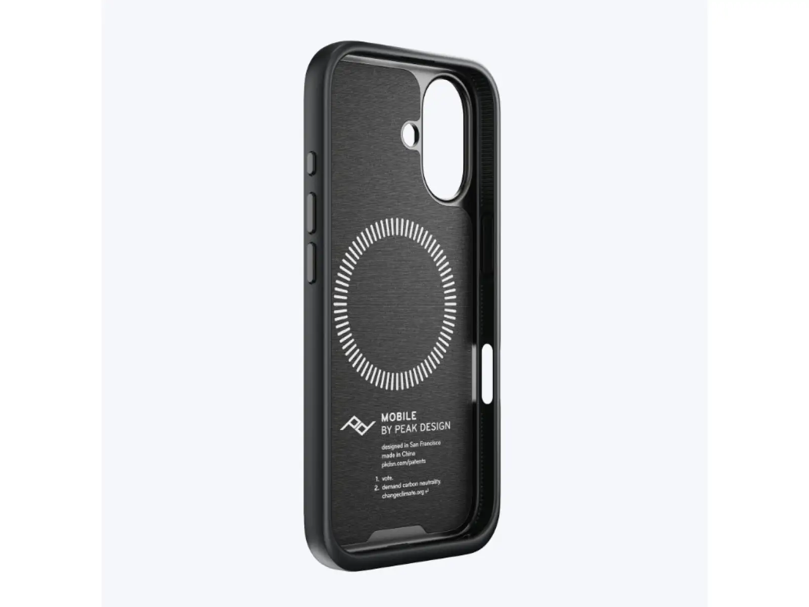 Peak Design Mobile Everyday Fabric Case iPhone 16 case Charcoal