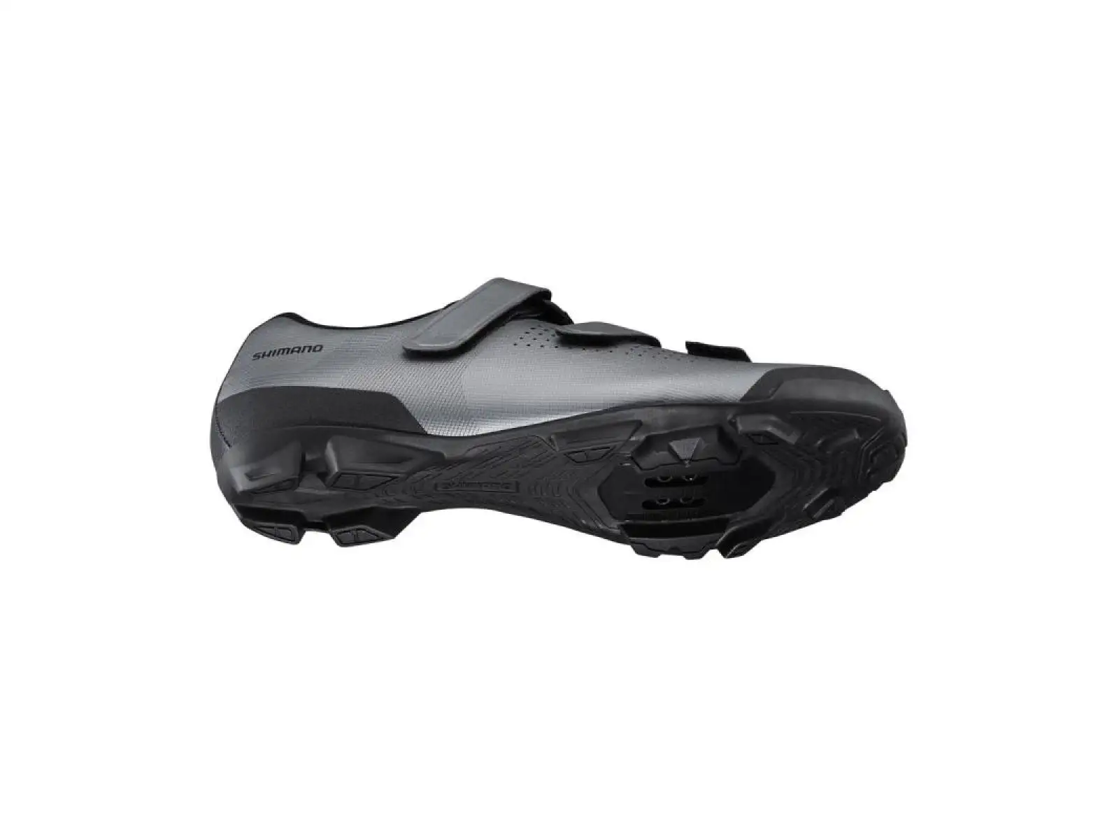 Shimano SH-XC100 men's MTB shoes silver