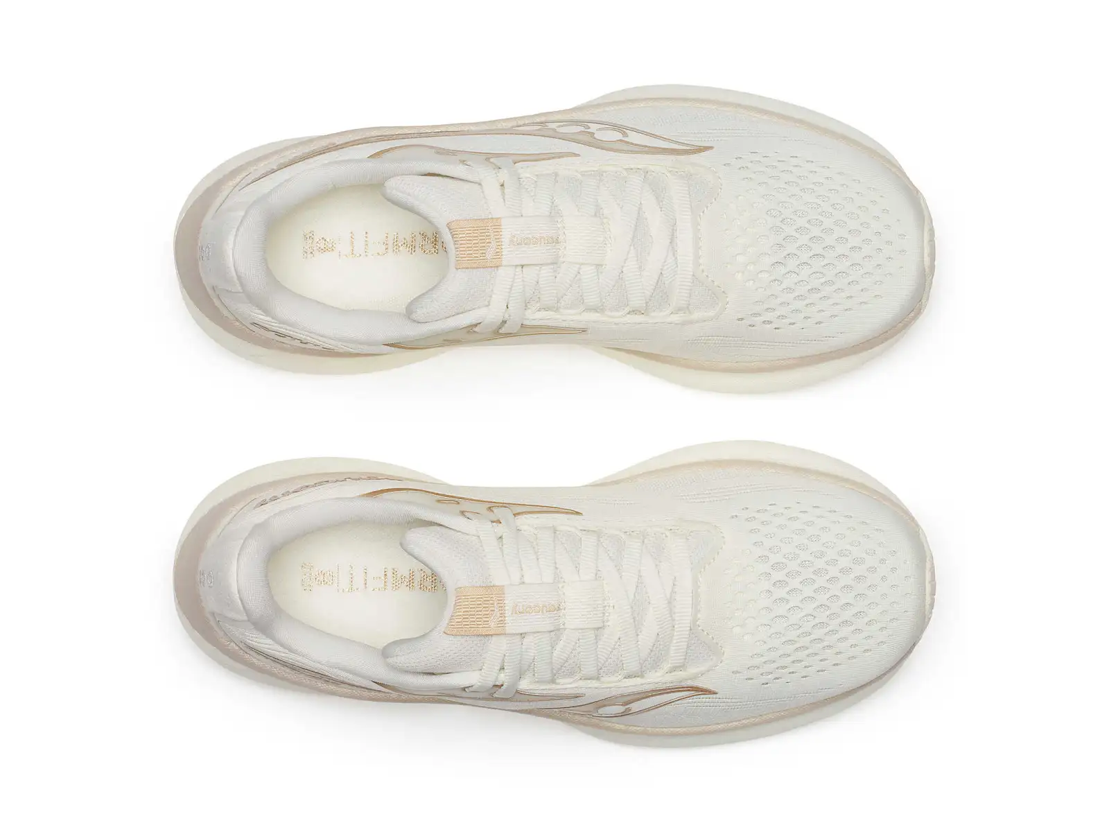 Saucony Ride 18 women's running shoes Vanilla