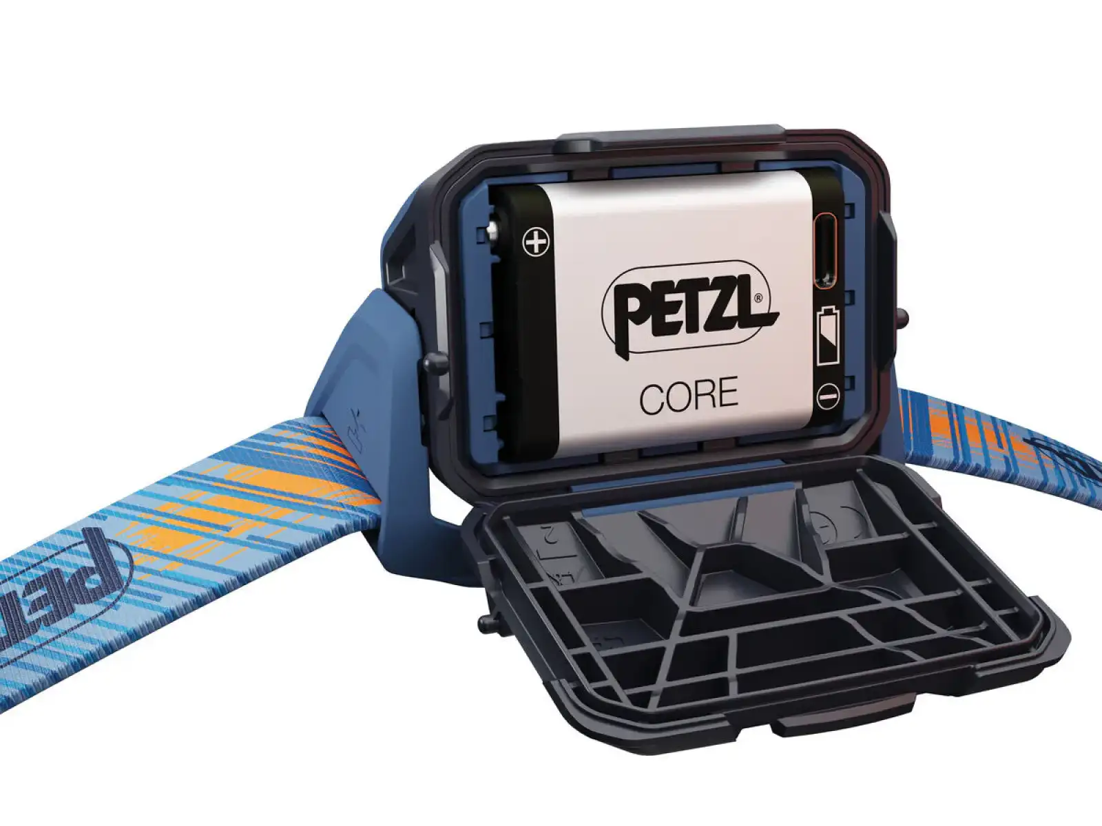 Petzl Aria 2R RGB headlamp blue