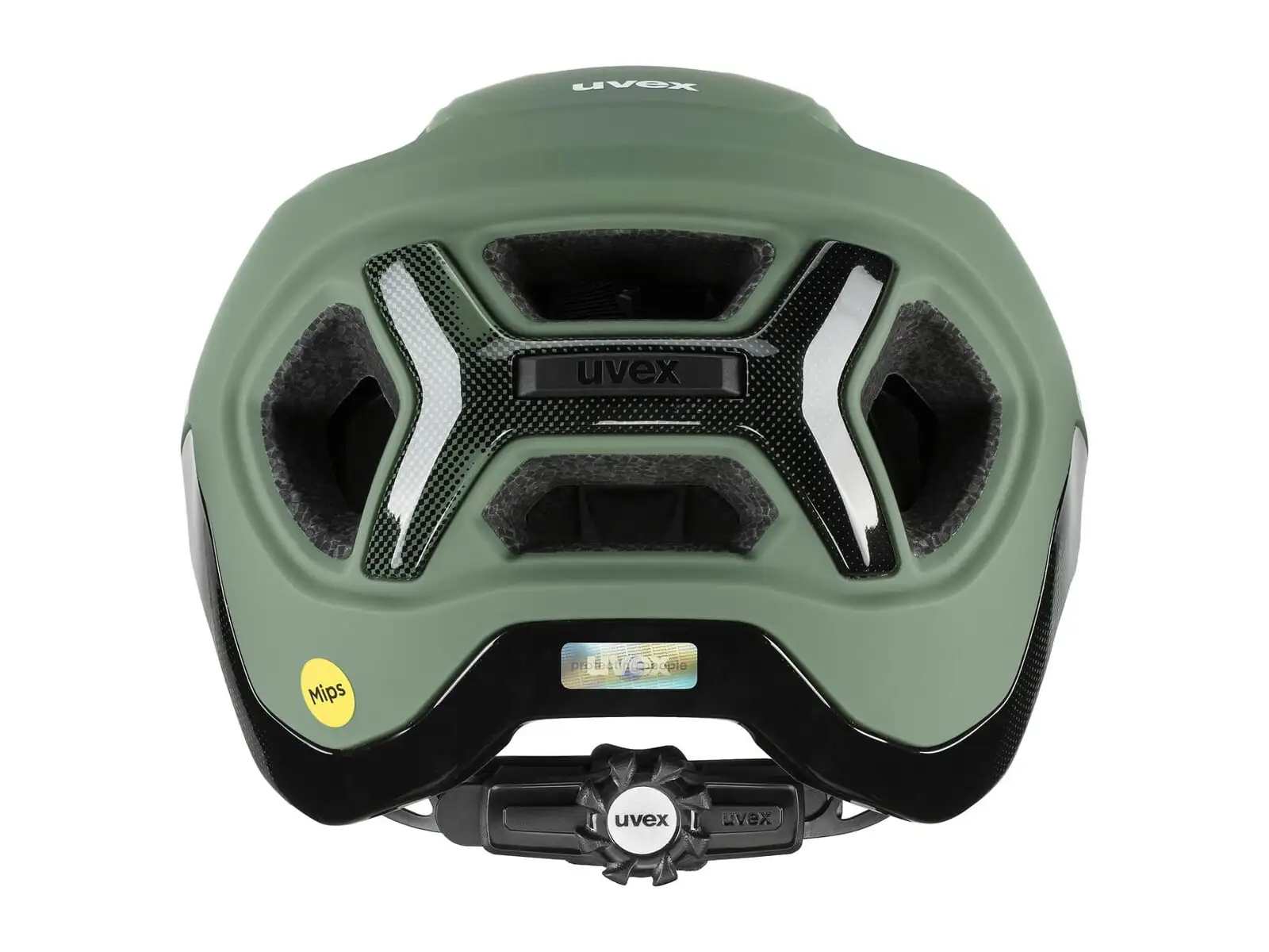 Uvex React Mips helmet Moss Green/Black Matt
