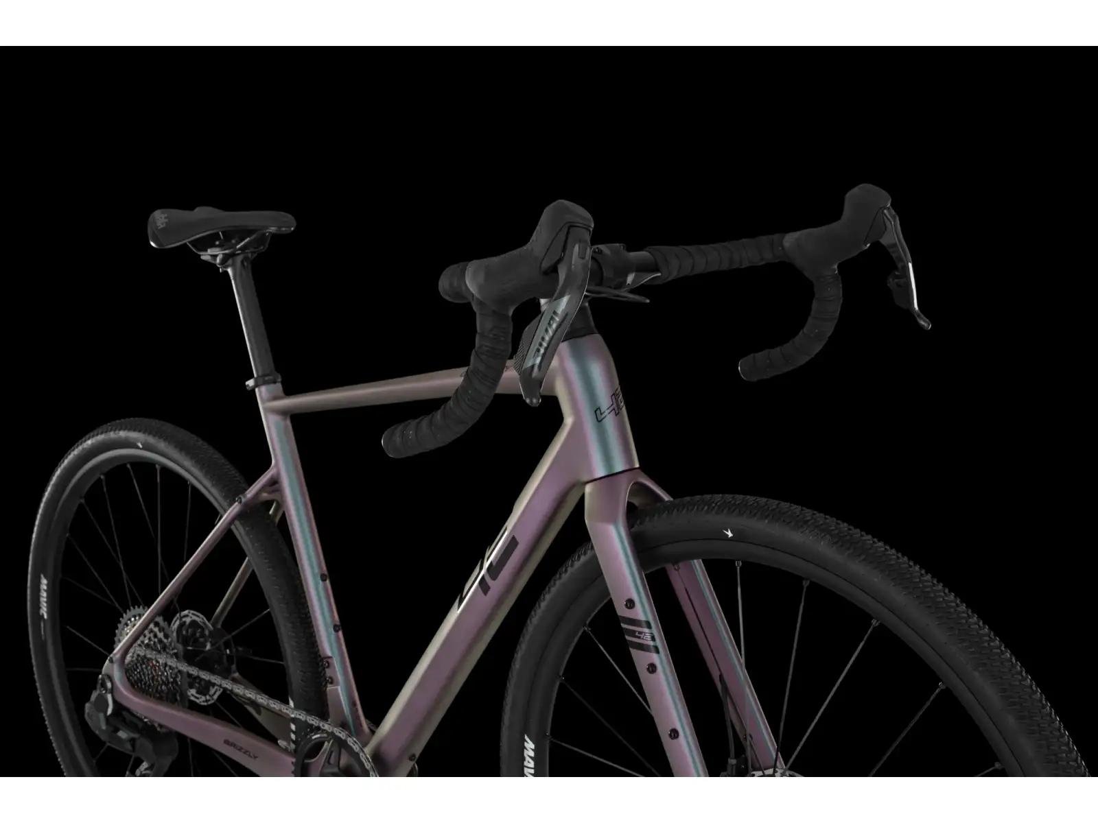 4Ever Grizzly AXS gravel bike Titan Rainbow