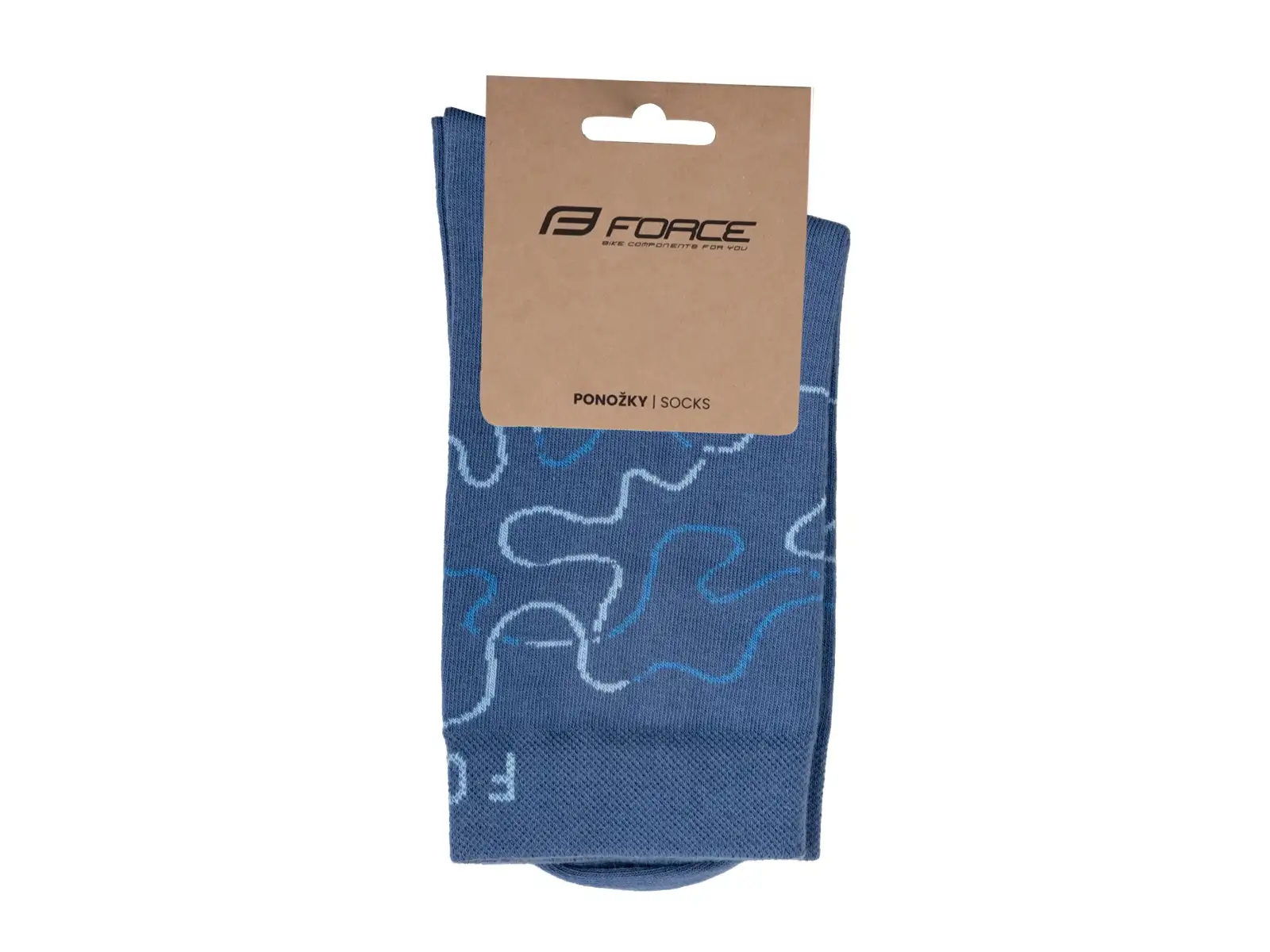 Force Livery cycling socks blue
